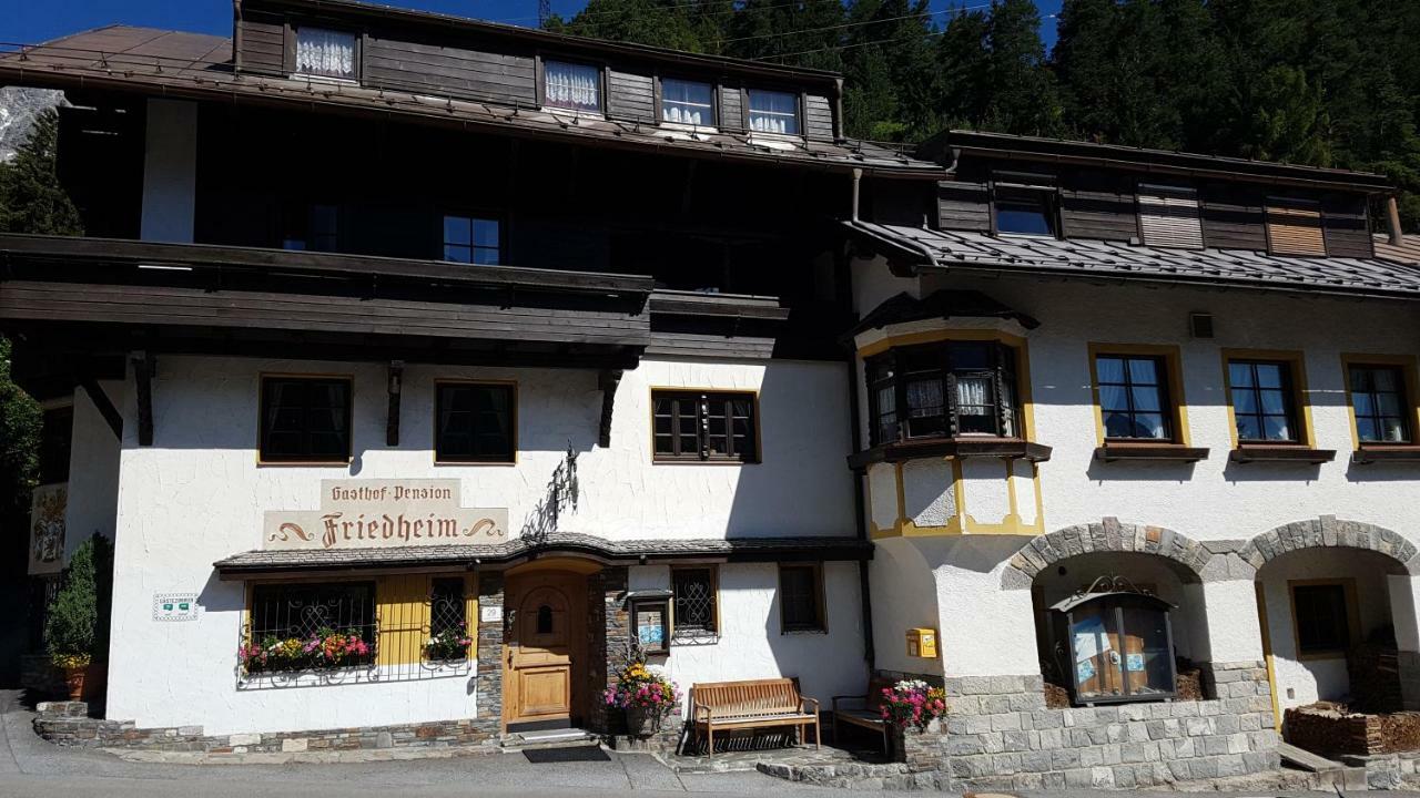 Hotel Garni Friedheim 장크트안톤암아를베르크 외부 사진
